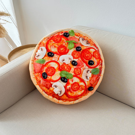 Pizza Pillow / big pizza pillow / Food pillow / pizza Cushion / pizza lover gift