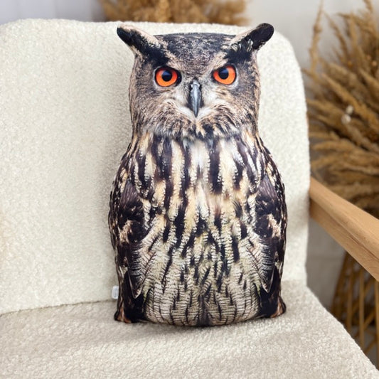 eagle owl cushion