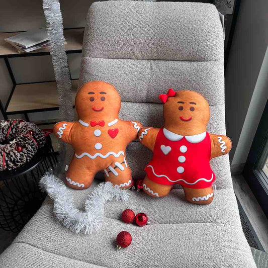 gingerbread set cookie pillow