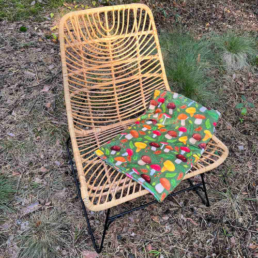 Mushroom throw blanket / mushrooms gift / throw blanket