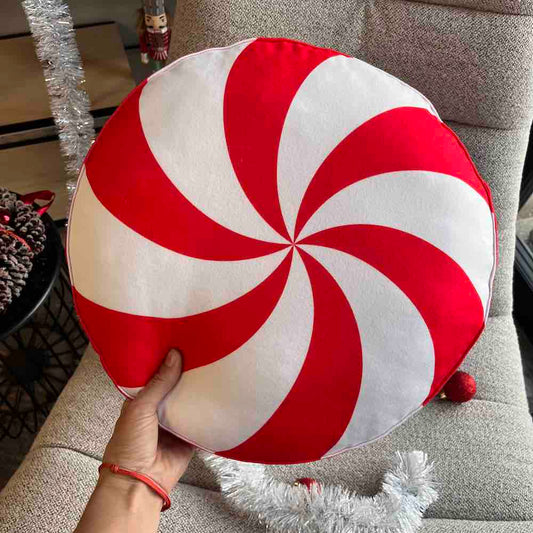 swirl candy pillow