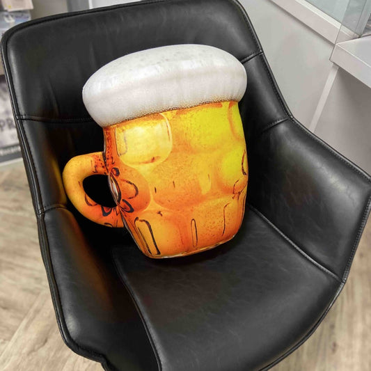 funny beer cushion