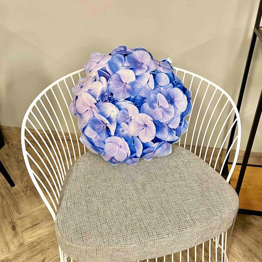 hydrangea flower pillow