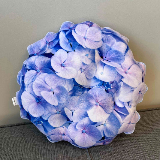 small hydrangea pillow