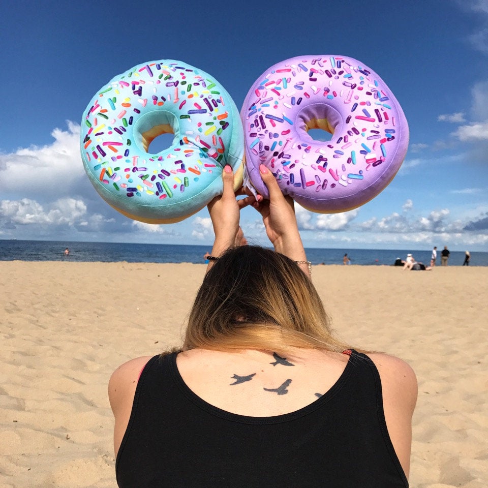 donuts throw pillows