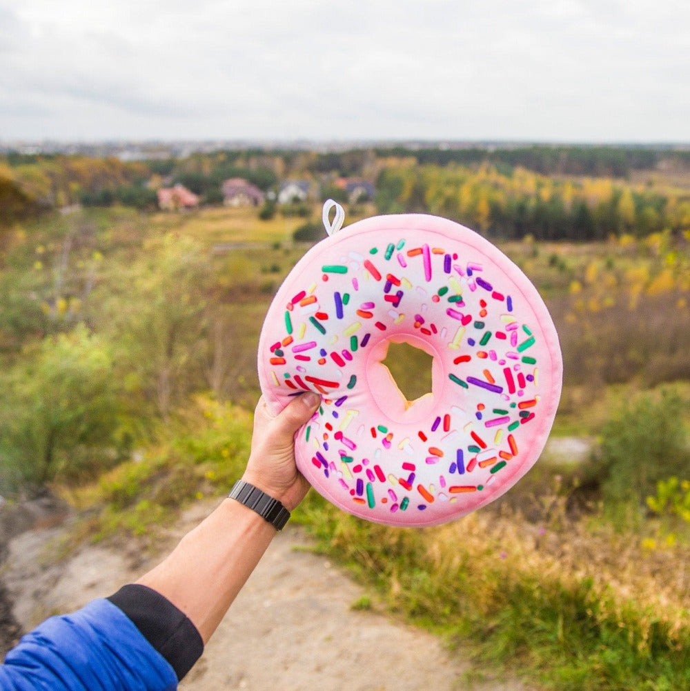 Donut Pillow / small donut mint / Doughnut Cushion / Donut gift