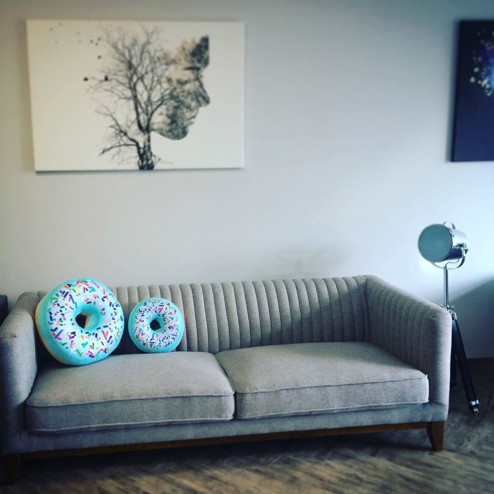 donuts mint pillows