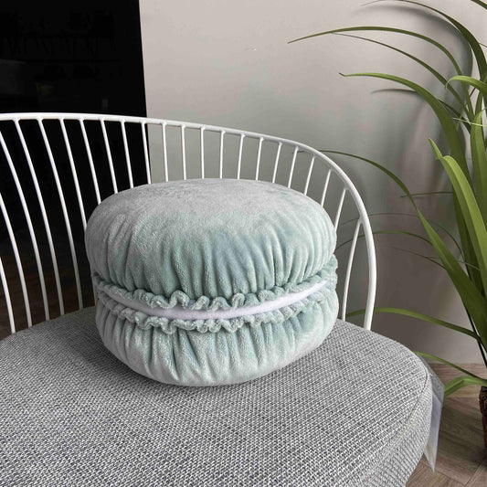 sage green macaron pillow
