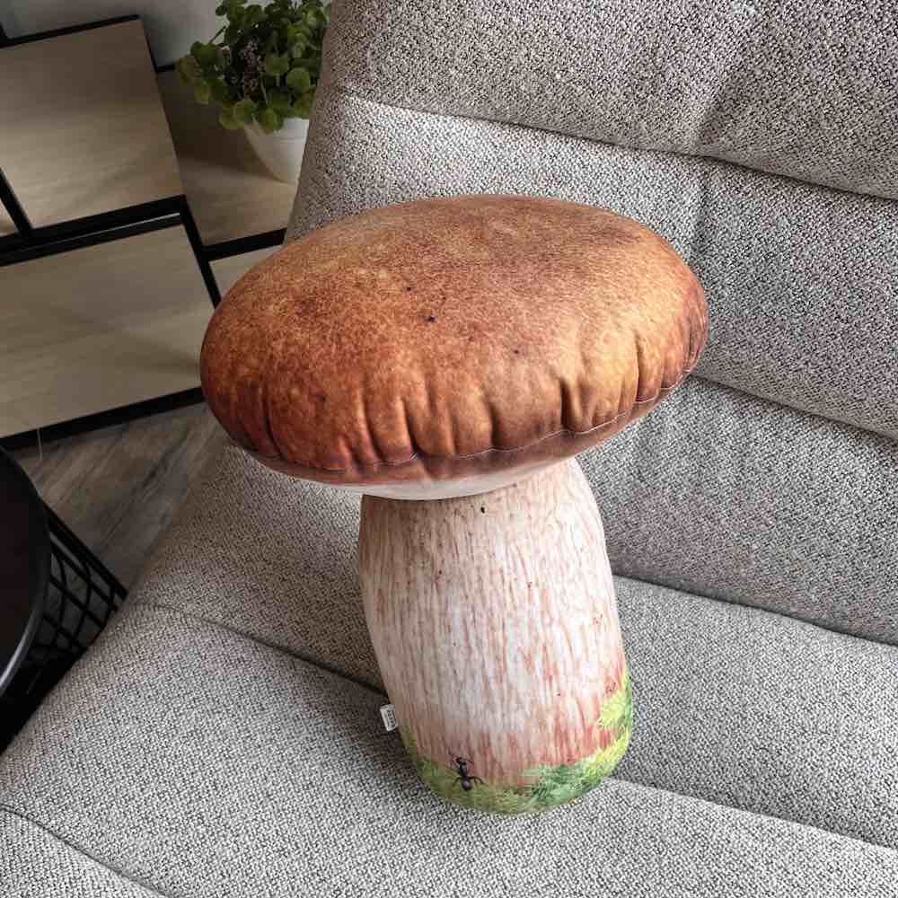 mushroom forest pillow