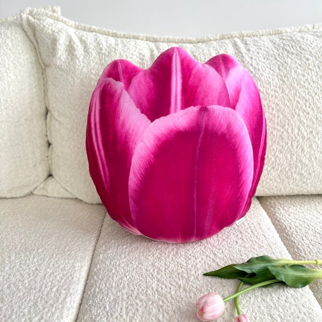 Tulpenkissen / großes Tulpenkissen / Blumenkissen / Frühlingskissen – Enjoy Pillows