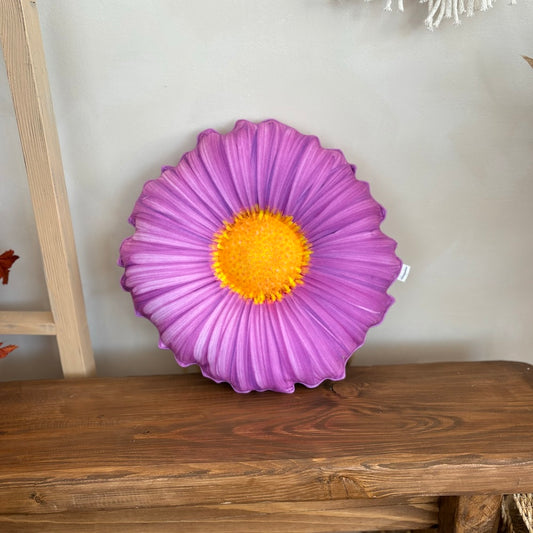 Aster pillow / flower pillow / autumn flower pillow