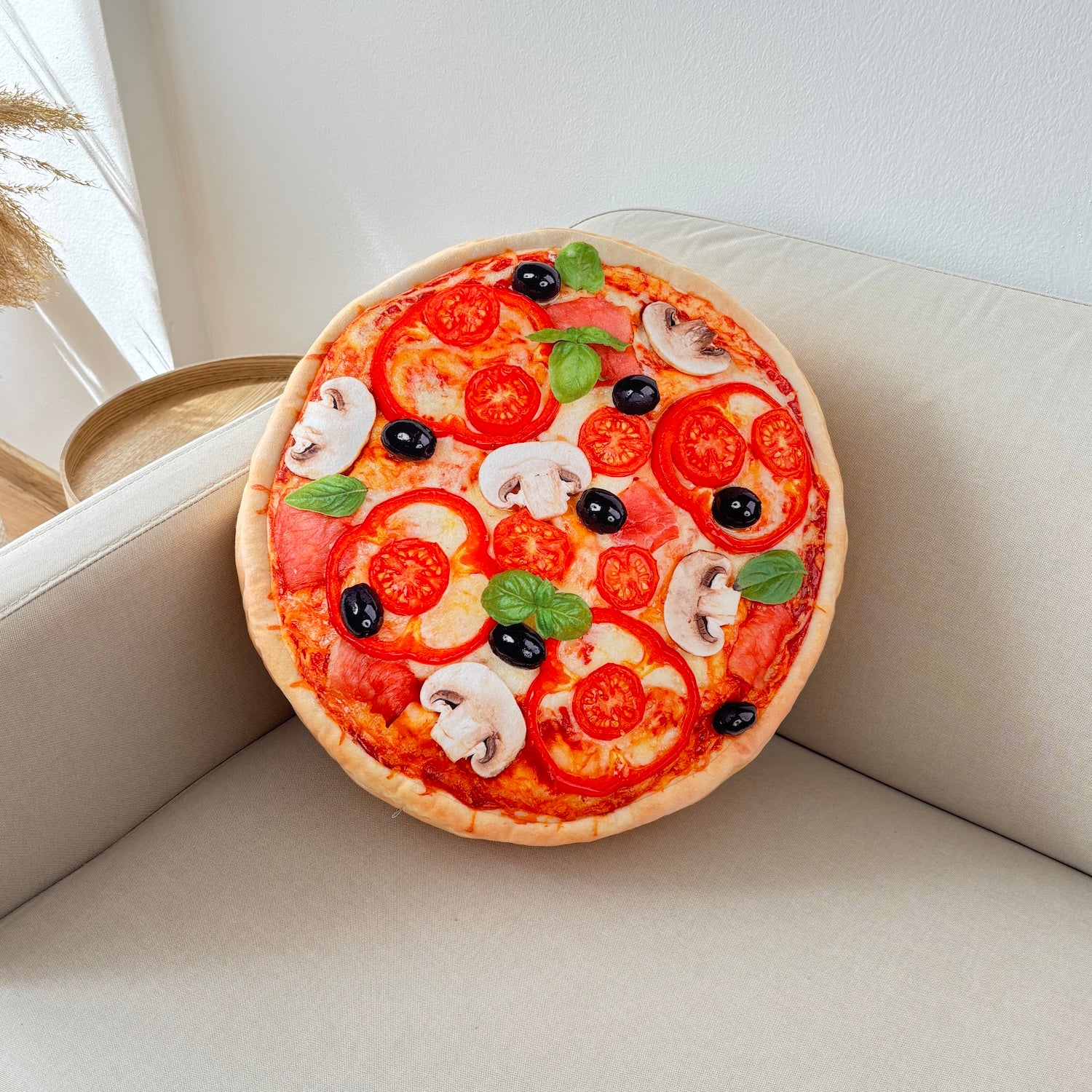 Pizza Pillow / big pizza pillow / Food pillow / pizza Cushion / pizza lover gift