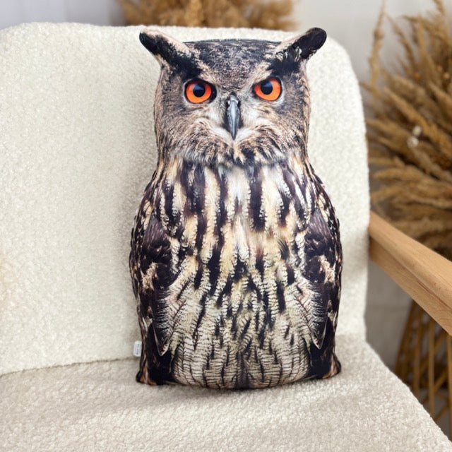 eagle owl cushion