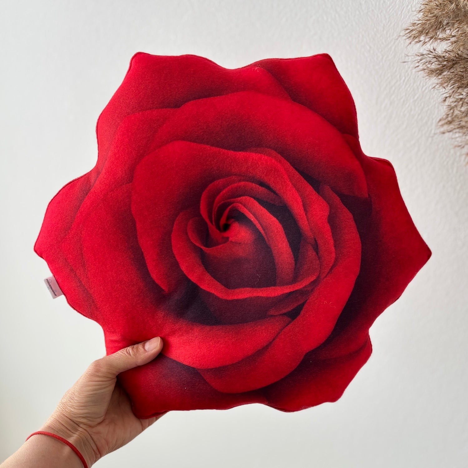 red rose big size pillow / flower shape pillow / flower pillow