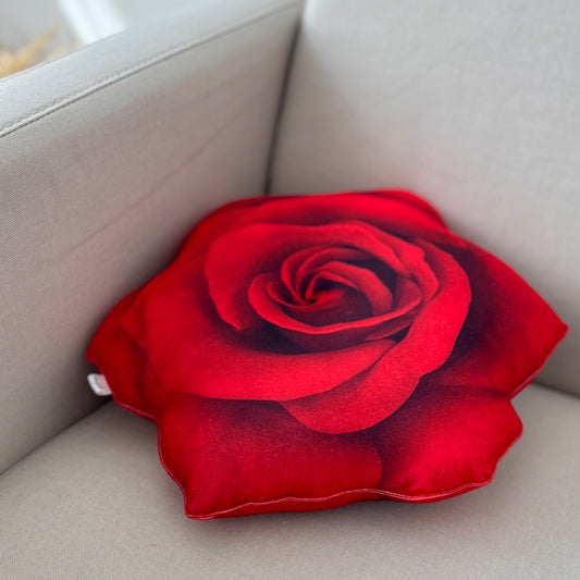 red rose big size pillow / flower shape pillow / flower pillow