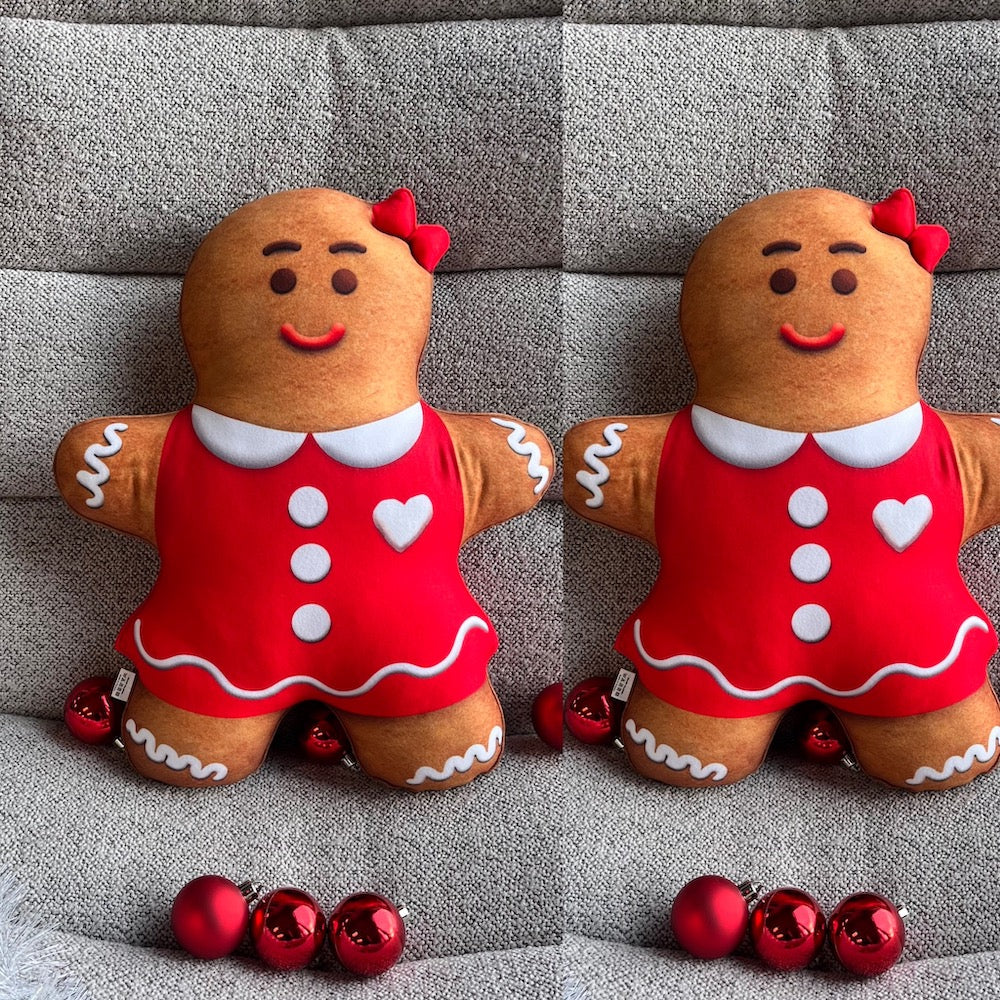 gingerbread girl pillows