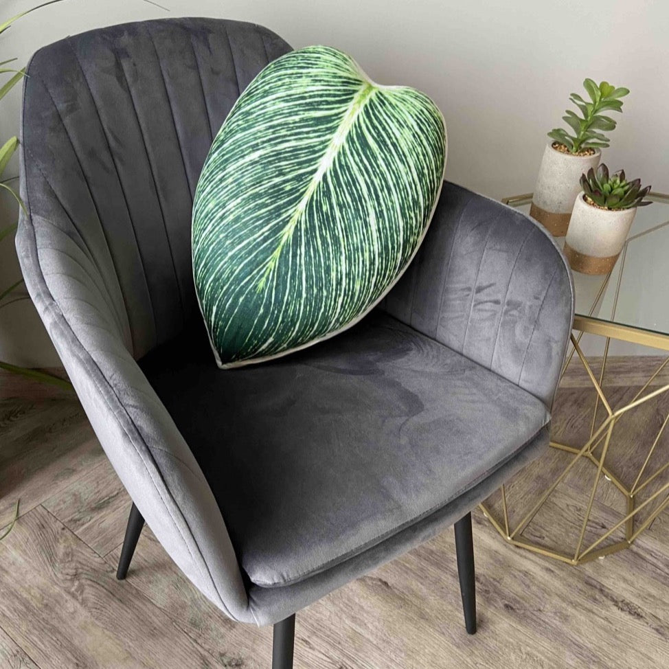 philodendron birkin pillow enjoypillows