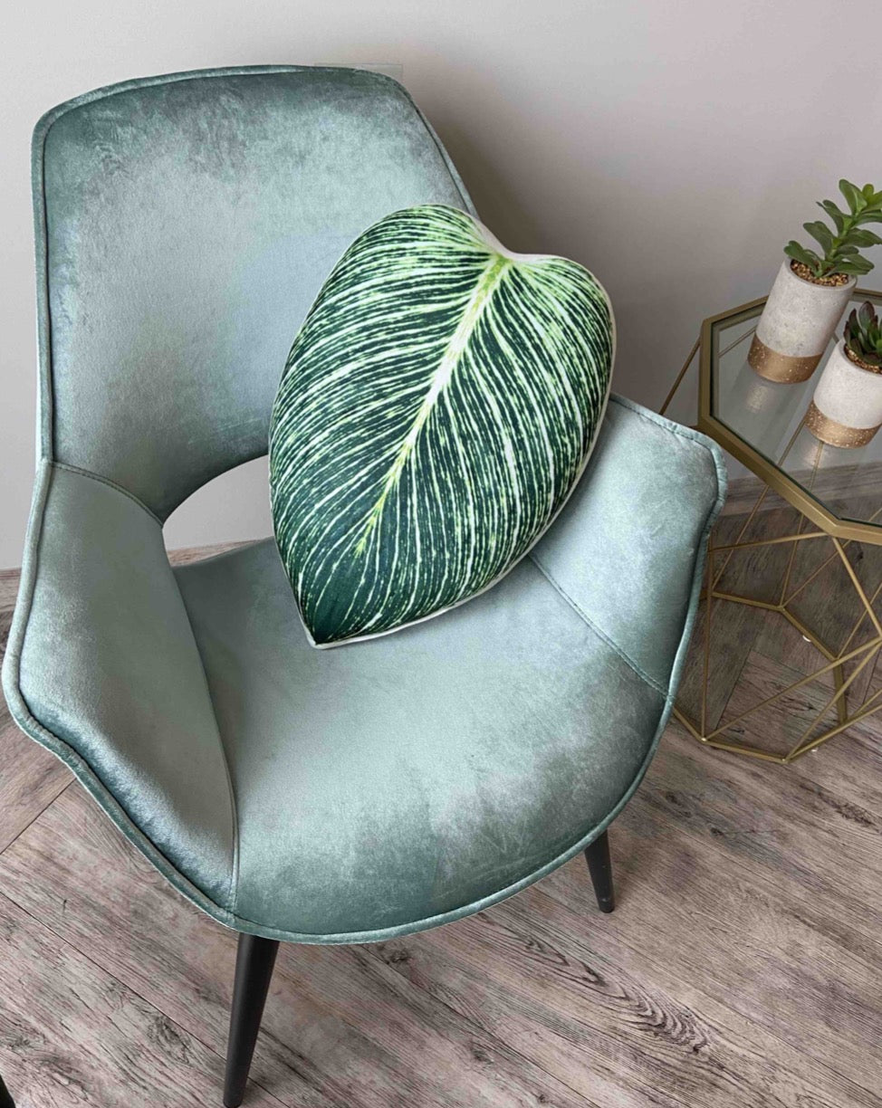 philodendron birkin plant pillow enjoypillows