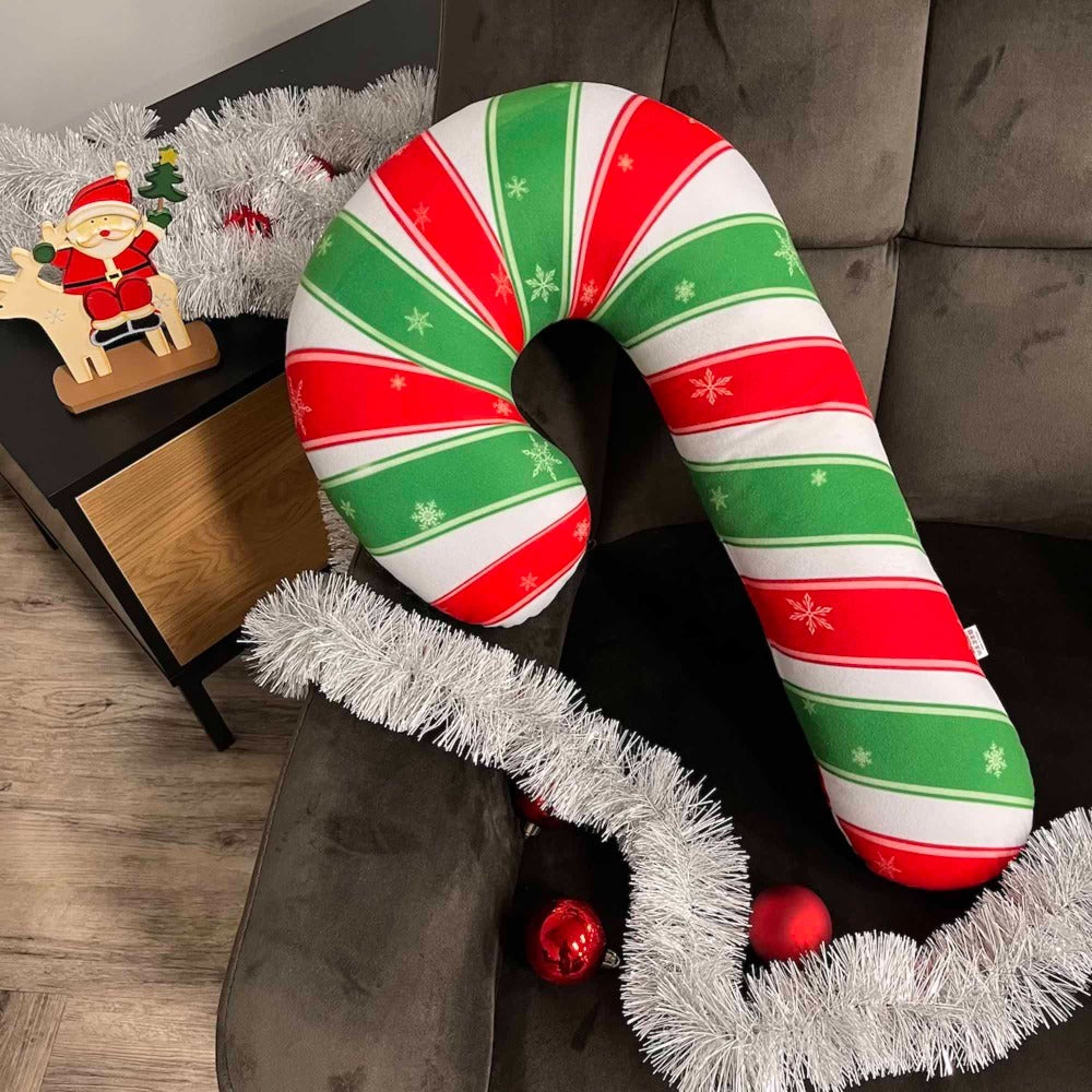 Candy cane travel on sale pillow