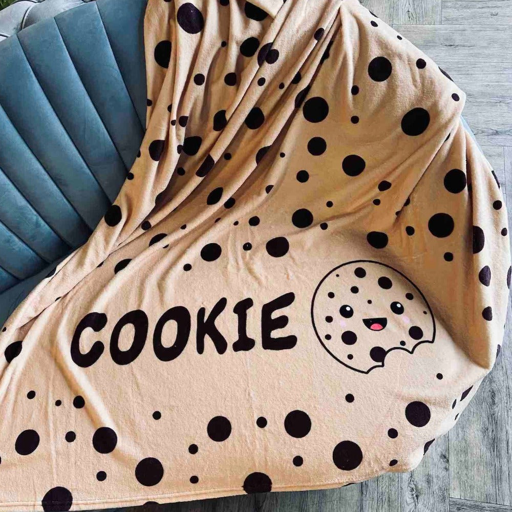 cookie kawaii throw blanket
