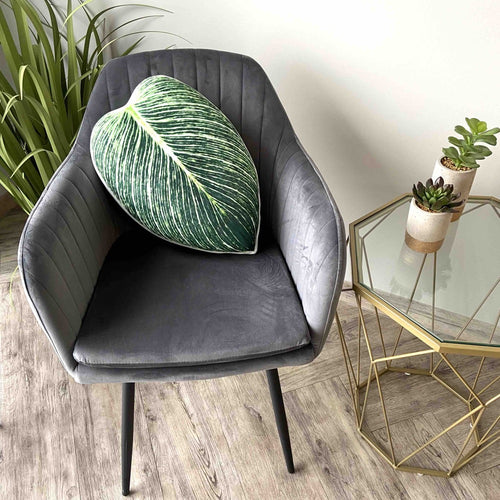 philodendron birkin pillow enjoypillows