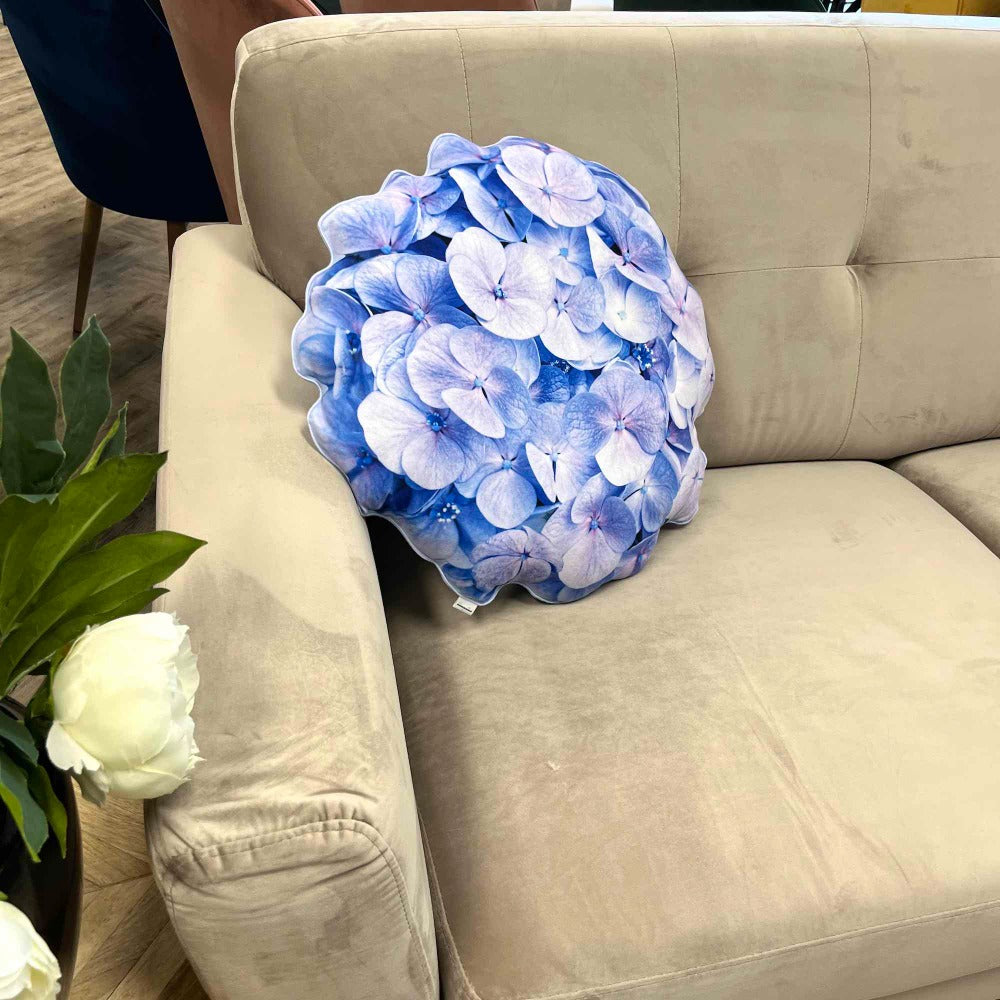 hydrangea flower pillow