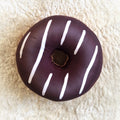 chocolate donut pillow