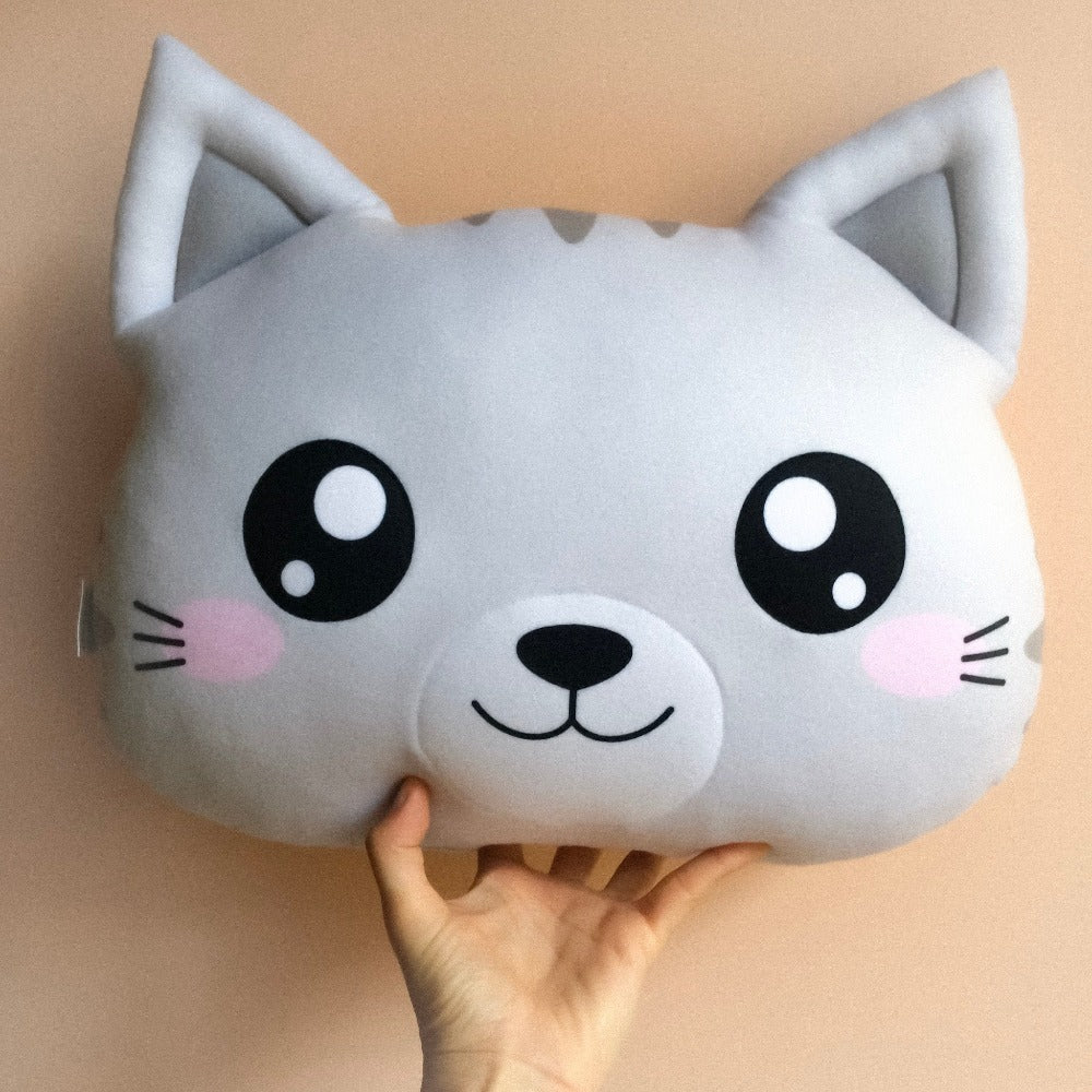 kawaii cat pillow