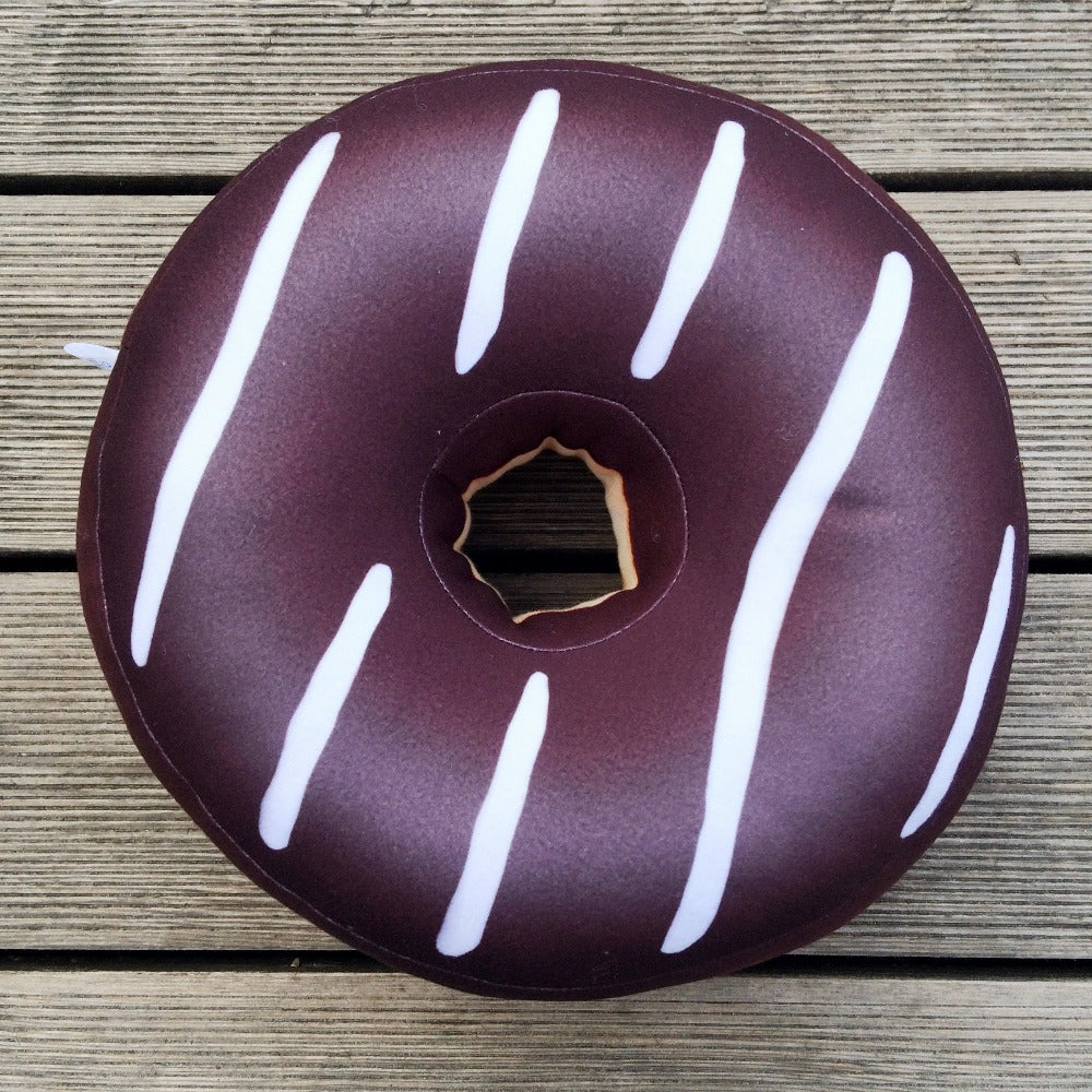 donut chocolate pillow