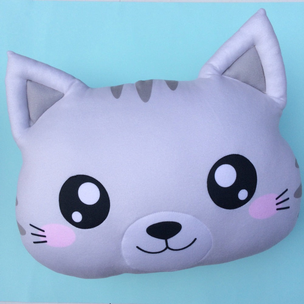 kawaii cat pillow