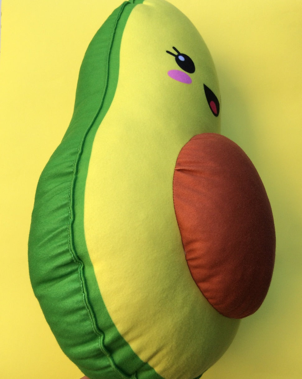 cute avocado pillow