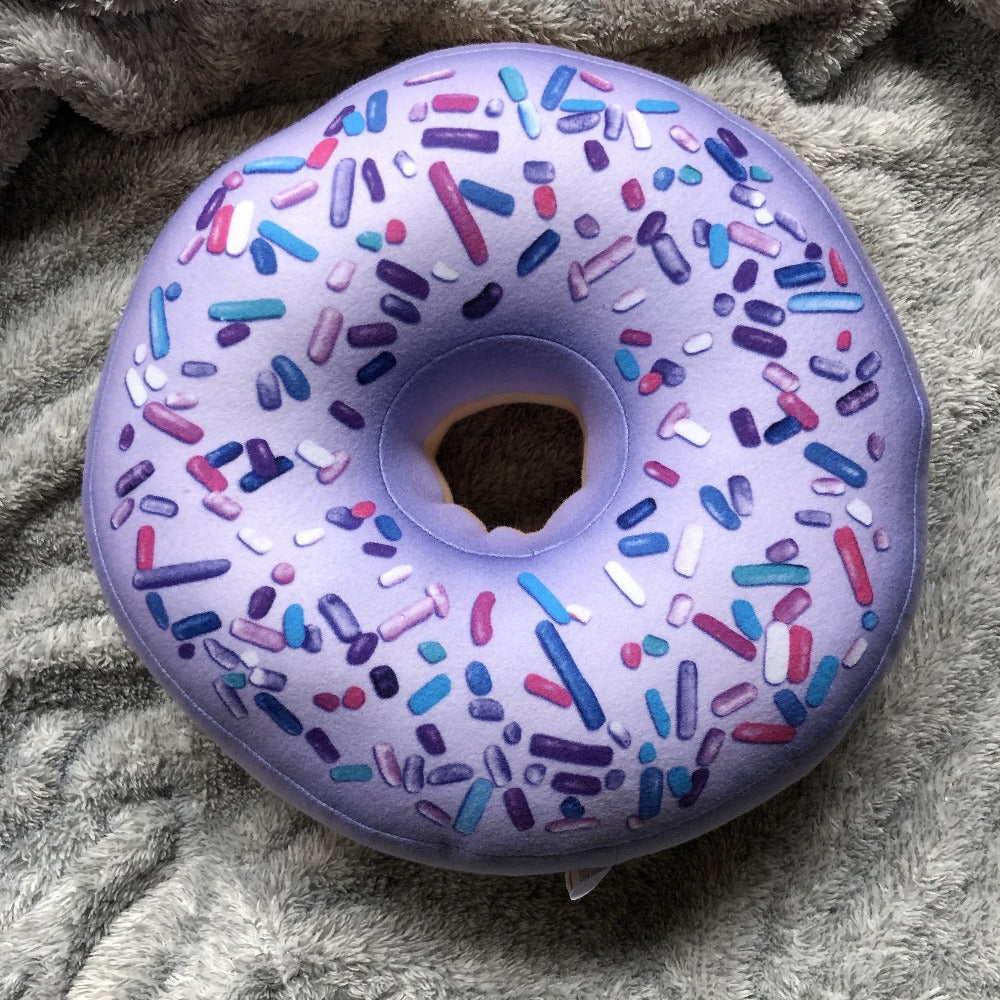 Donut Pillow / Donut light purple / Donut gift / Food Pillow – Enjoy Pillows