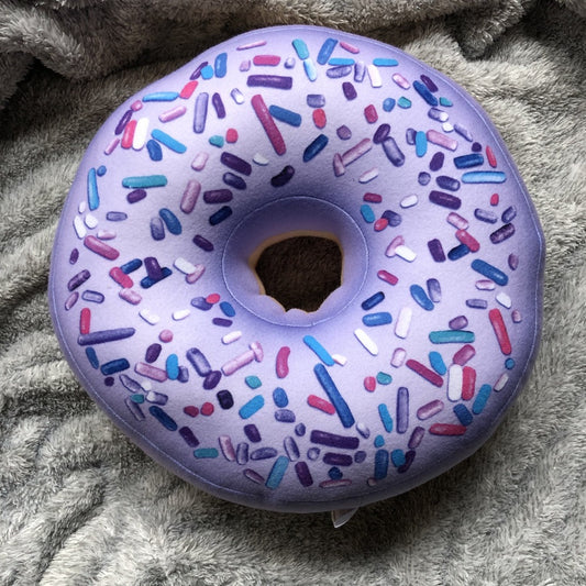 donut pillow pastel