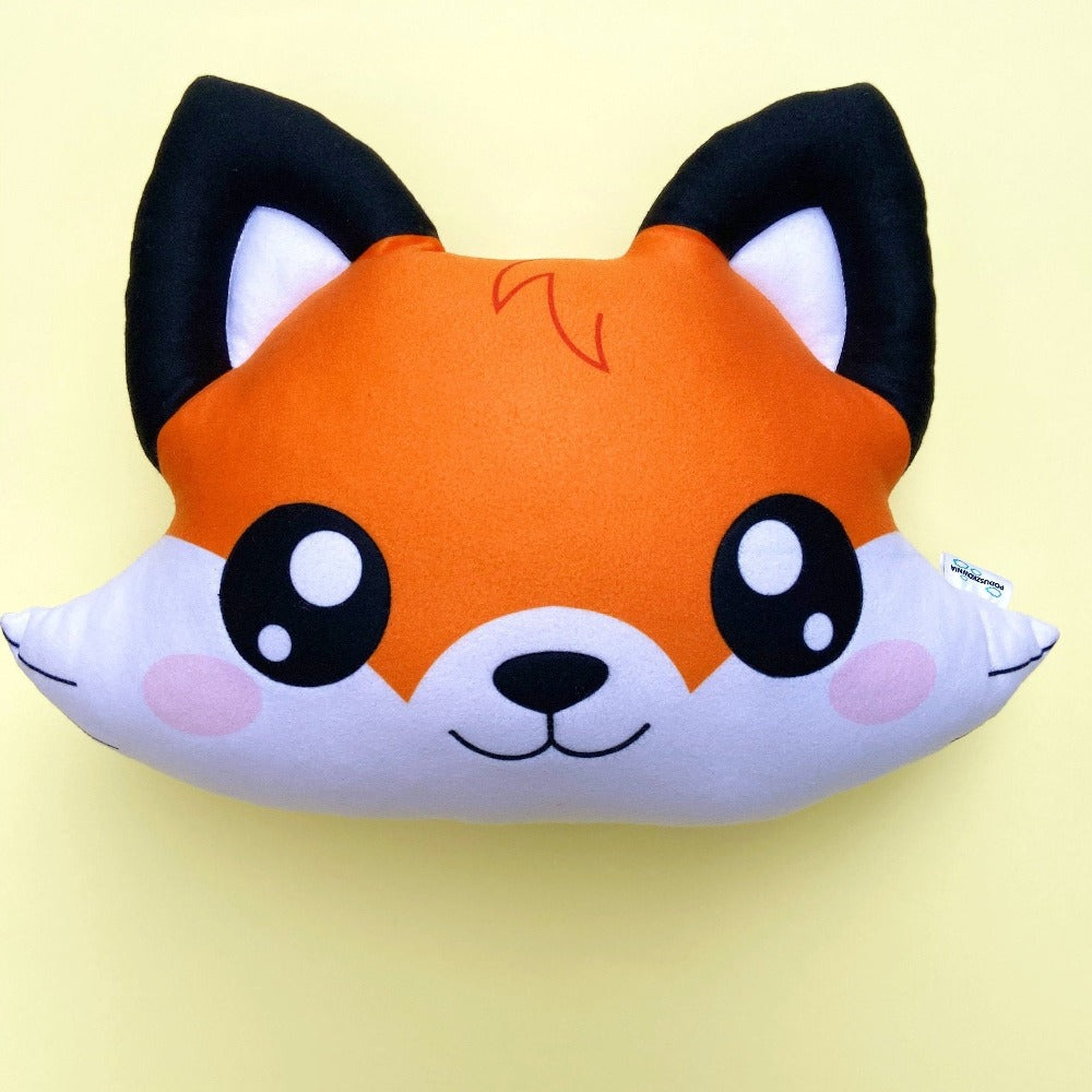kawaii fox pillow
