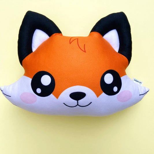 kawaii fox pillow