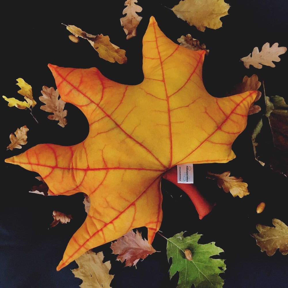 fall leaf decoration pillow