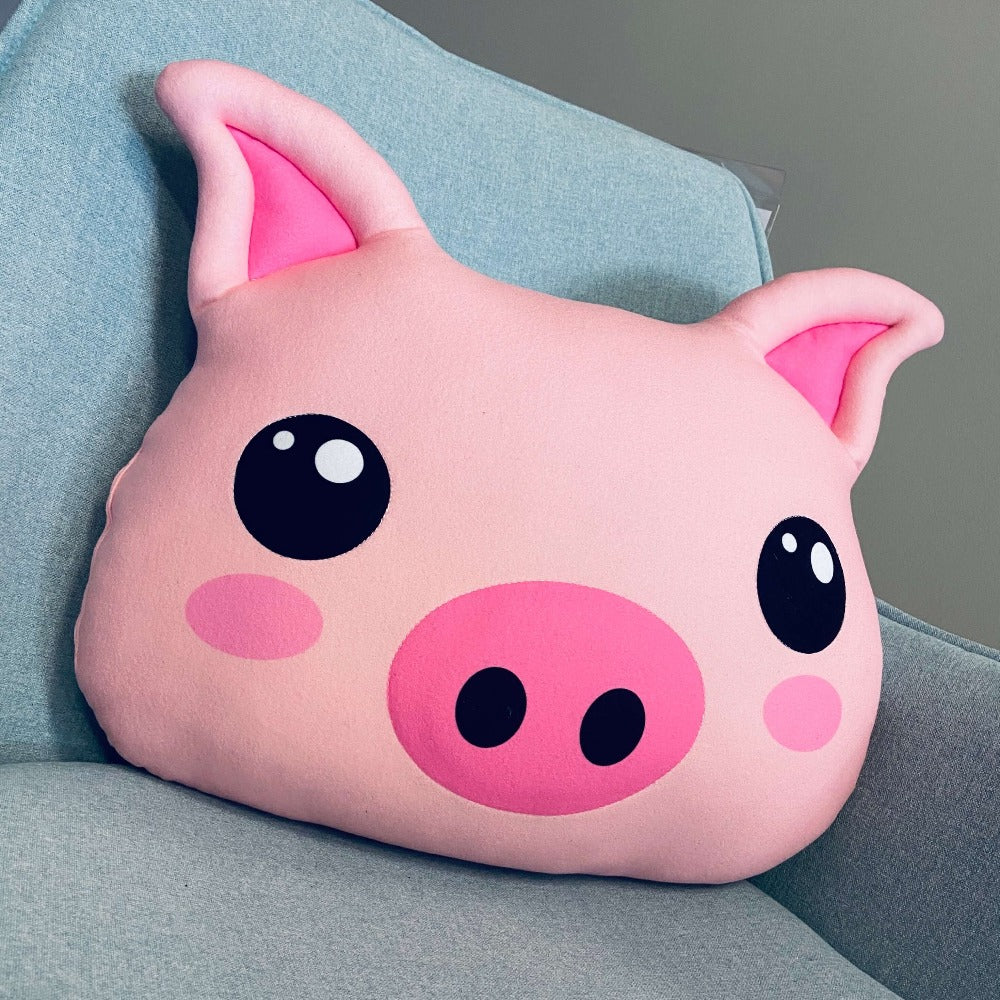 kawaii pig pillow