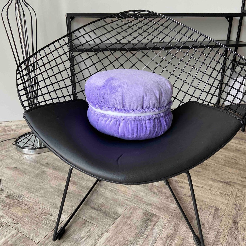 lavender macaroon pillow
