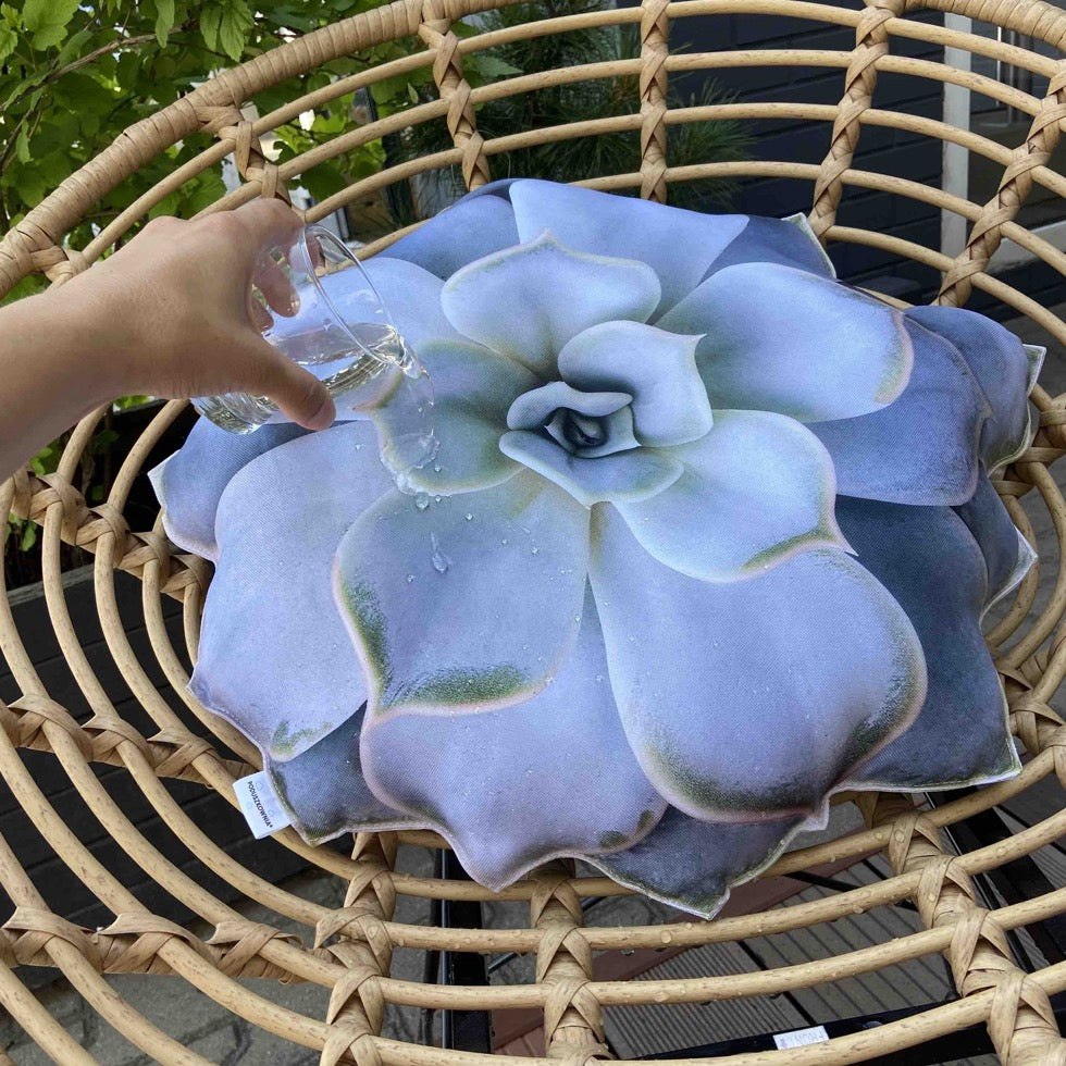 succulent plant pillows Outdoor succulent pillow / Garden succulent pillow / Garden cushion / plant pillow