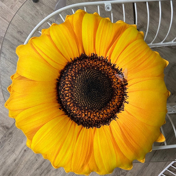 Sunflower pillow / sunflower / flower shaped pillow / plant pillow