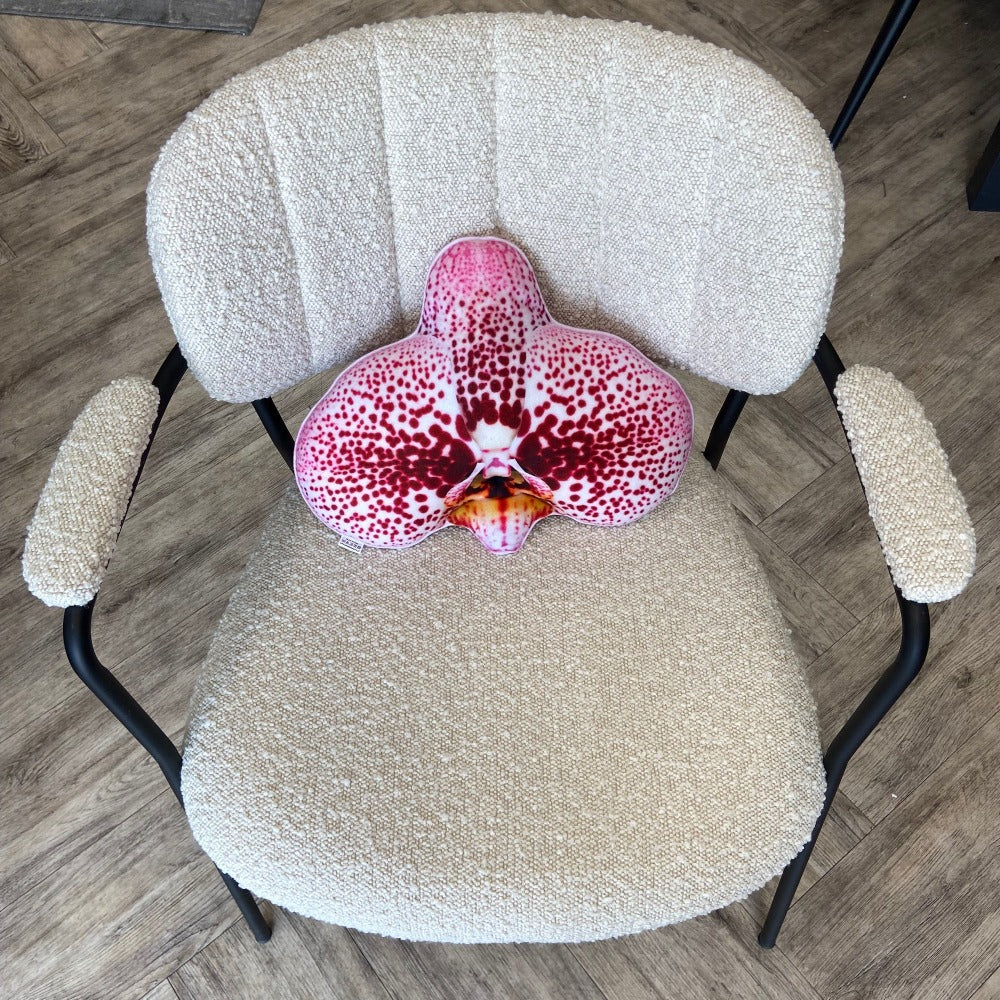 small orchid flower pillow