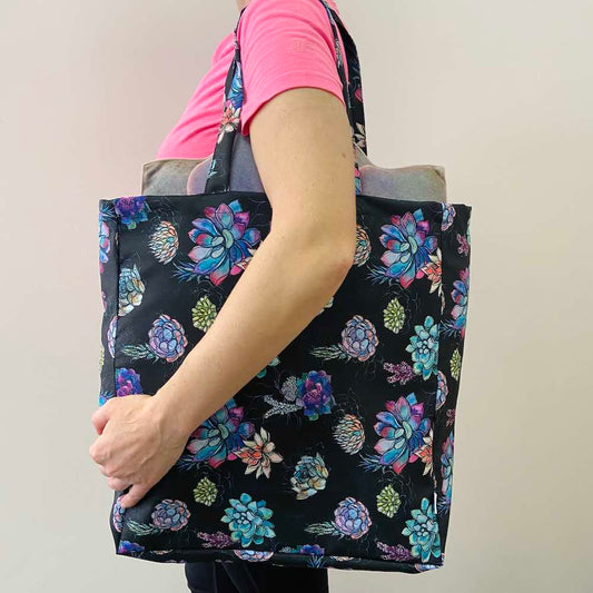 Succulents tote bag / succulent lover bag / tote bag / shopping bag